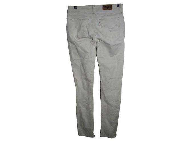Levi's 571 Slim Fit Jeans Weiß - Ansicht 2
