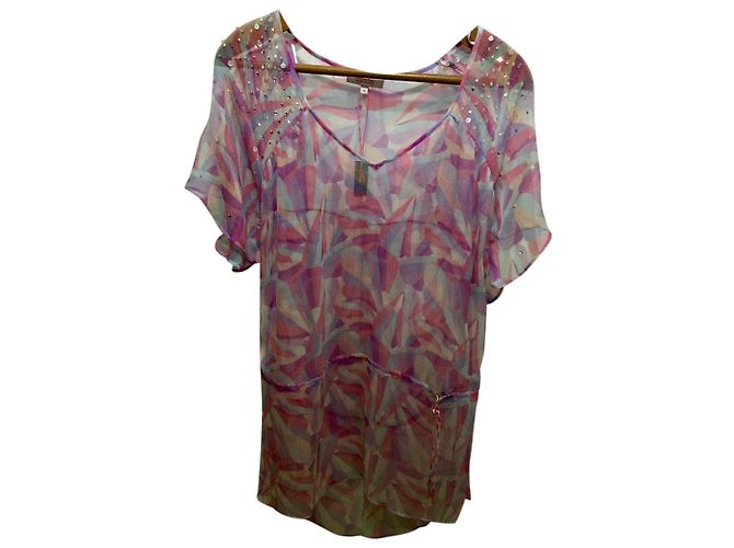 Matthew Williamson Seidenkleid mit Pailletten und tiefer Taille Mehrfarben - Ansicht 5