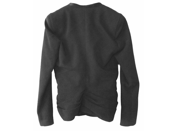 Giacca elegante Balenciaga nera in rayon Nero - vista 2