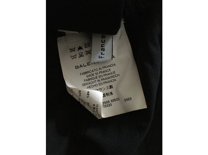 Giacca elegante Balenciaga nera in rayon Nero - vista 4