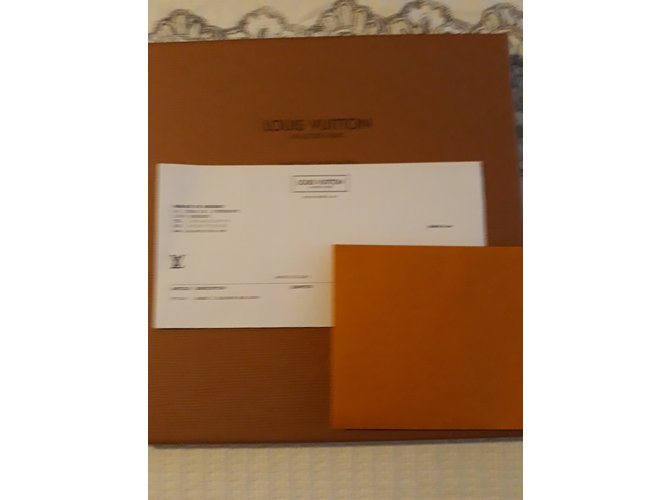 Louis Vuitton Bufanda "Cherry Blossom" Marrón oscuro - vista 7
