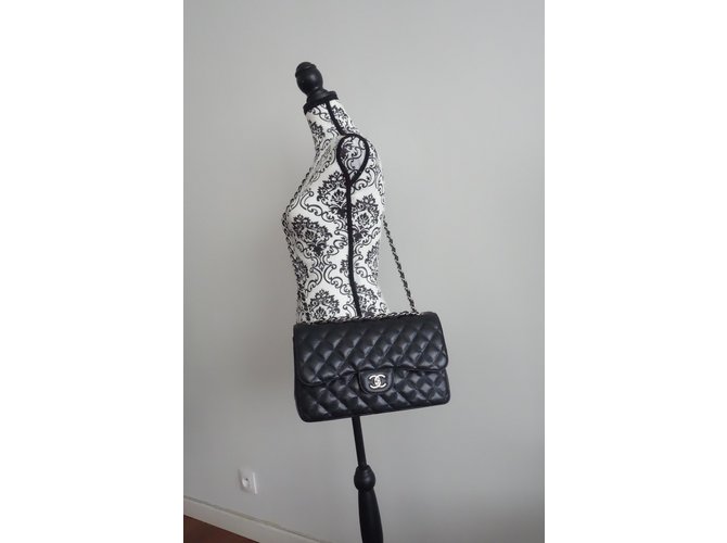 Timeless SACCHETTO CHANEL CLASSICO GM Nero - vista 15