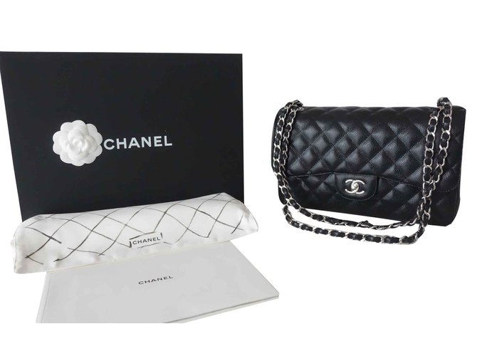 Timeless SACCHETTO CHANEL CLASSICO GM Nero - vista 2