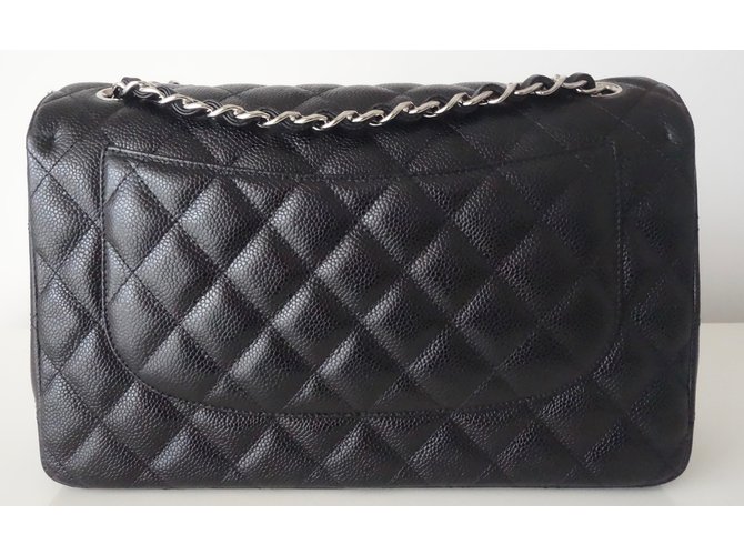 Timeless SACCHETTO CHANEL CLASSICO GM Nero - vista 3