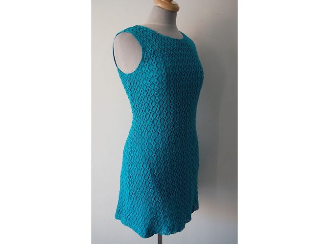 Dkny Spitzenkleid Türkis - Ansicht 4
