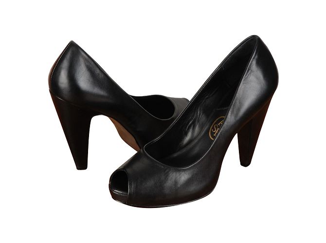 Décolleté Ash Ryan in pelle nera con punta aperta Nero - vista 2