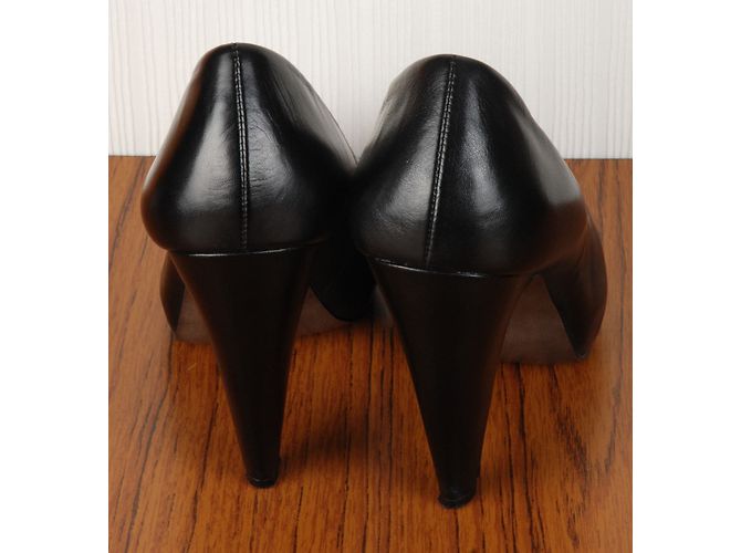 Décolleté Ash Ryan in pelle nera con punta aperta Nero - vista 5