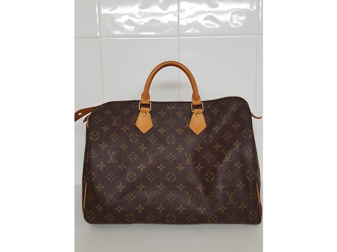 Louis Vuitton Speedy 35 Beige Golden Schokolade - Ansicht 2