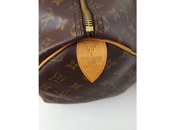 Louis Vuitton Speedy 35 Beige Golden Schokolade - Ansicht 5