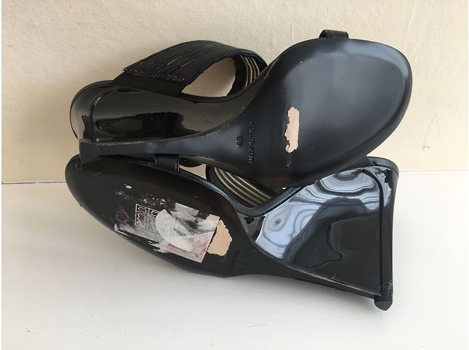 Mule con zecca Diane Von Furstenberg Valencia in pelle nera Nero - vista 4