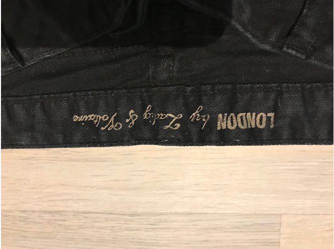 Zadig & Voltaire London Vaqueros de denim negros - vista 3