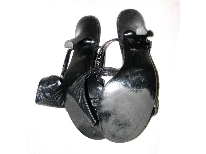 Sandali Kurt Geiger in pelle nera 38 Nero - vista 3