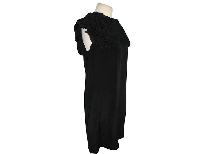 Paul Smith Black Label Seidenkleid schwarz - Ansicht 2