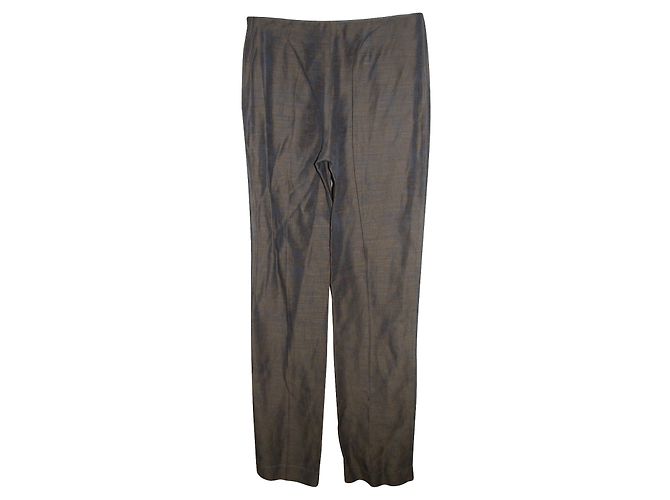 Philosophy Di Alberta Ferretti Graue Leinenhose Grösse 40 - Ansicht 2
