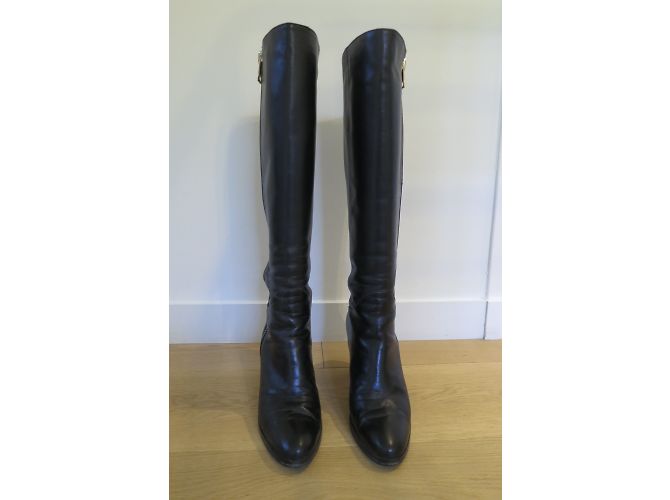 Vero Cuoio Lederstiefel Schwarz Größe 39 - Ansicht 3