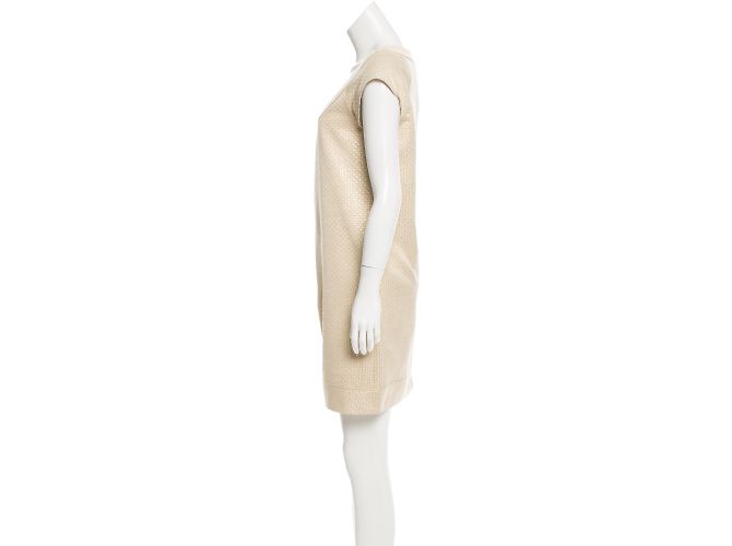 Diane Von Furstenberg Ayuka Minikleid Gold Beige Golden - Ansicht 2