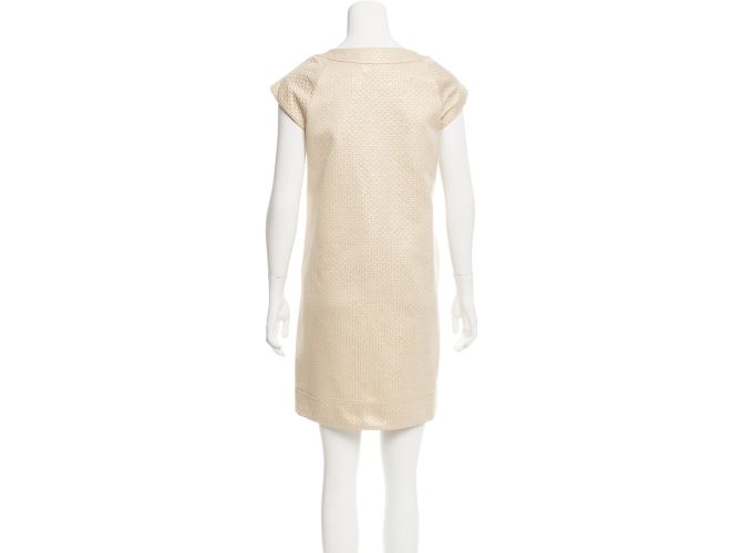 Diane Von Furstenberg Ayuka Minikleid Gold Beige Golden - Ansicht 3
