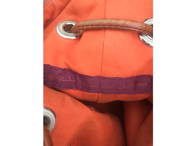 Borsa a mano Lancel Daligala Beige Arancione - vista 2