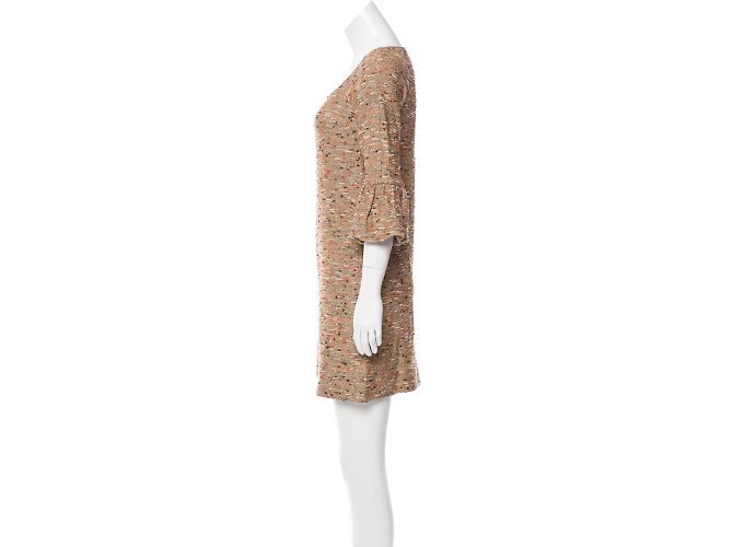 Abito Sense Diane Von Furstenberg Multicolore Caramello - vista 3