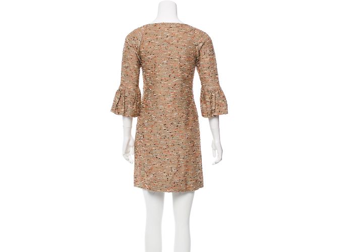 Abito Sense Diane Von Furstenberg Multicolore Caramello - vista 4