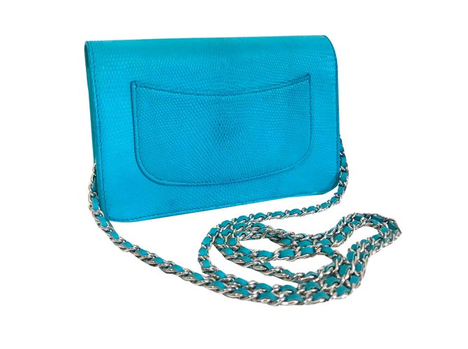 Wallet On Chain Chanel Türkis - Ansicht 2