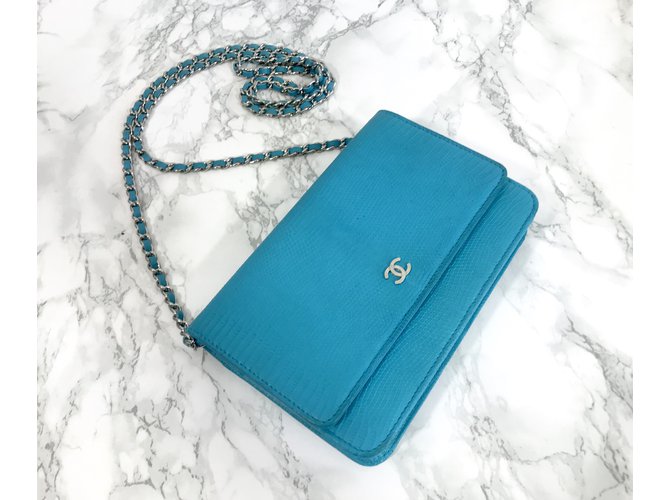 Wallet On Chain Chanel Türkis - Ansicht 3