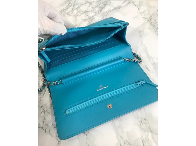 Wallet On Chain Chanel Türkis - Ansicht 7