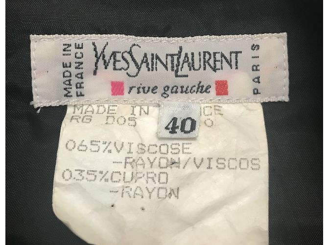 Yves Saint Laurent Abito in velluto - vista 6