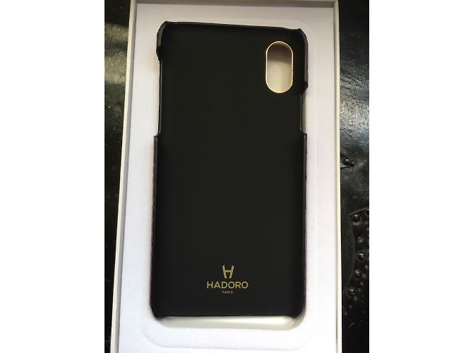 Autre Marque Funda para piel de cocodrilo iPhone X Burdeos - vista 2