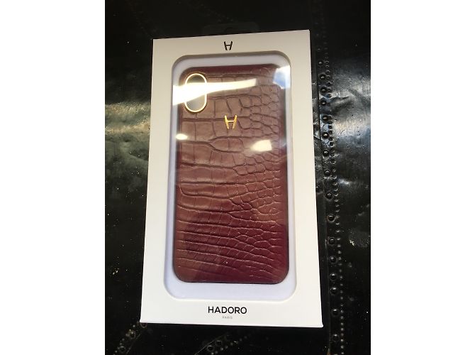 Autre Marque Funda para piel de cocodrilo iPhone X Burdeos - vista 5