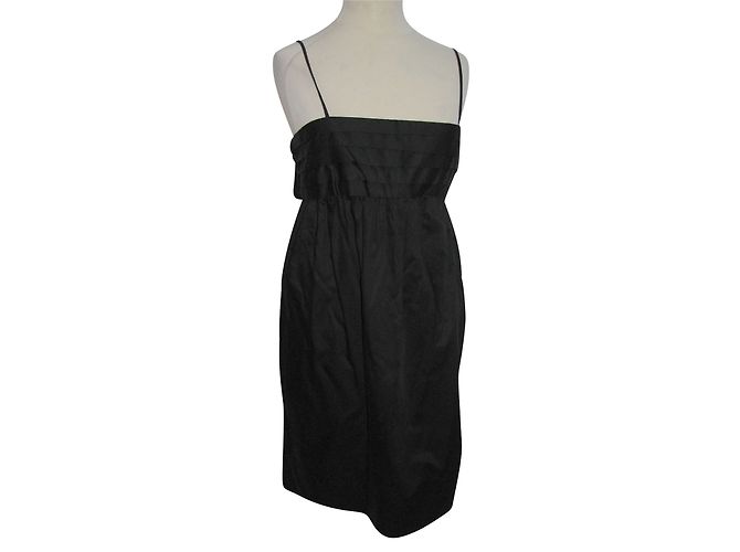 French Connection Kleid aus schwarzer Baumwolle - Ansicht 2
