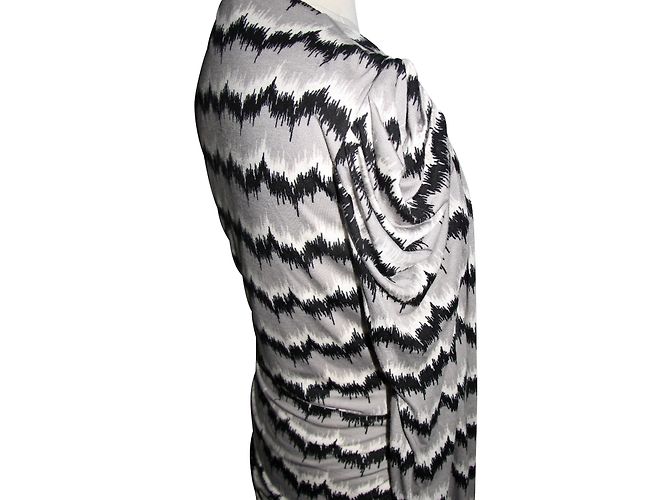 Vestido Alice by Temperley gris de modal Negro - vista 4
