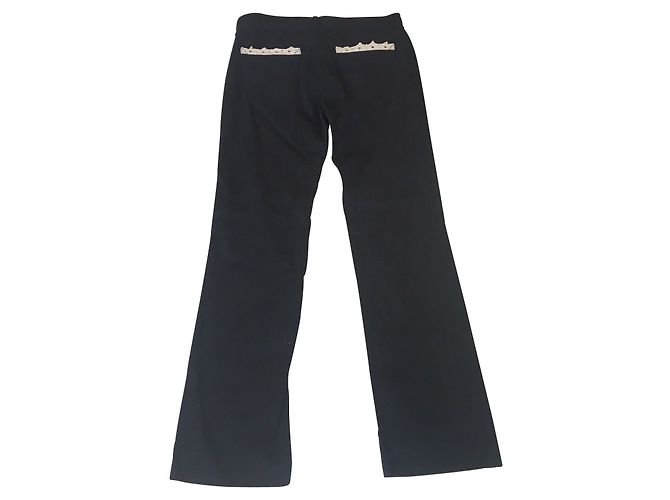 Vaqueros Red Valentino negros con encaje - vista 2
