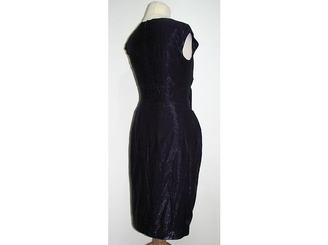 Paul Smith Black lila Kleid mit metallischer Schleife - Ansicht 3