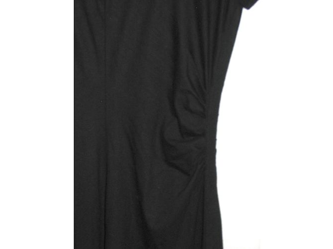 Vestido ajustado negro de viscosa Diane Von Furstenberg - vista 3