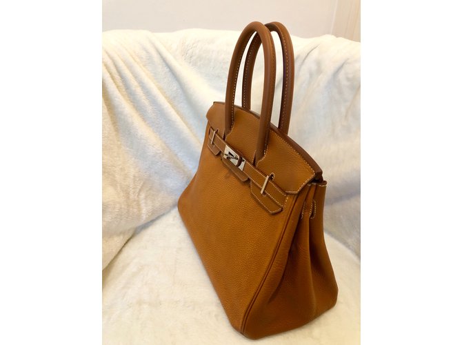 Hermès Birkin 30 Hellbraun - Ansicht 4