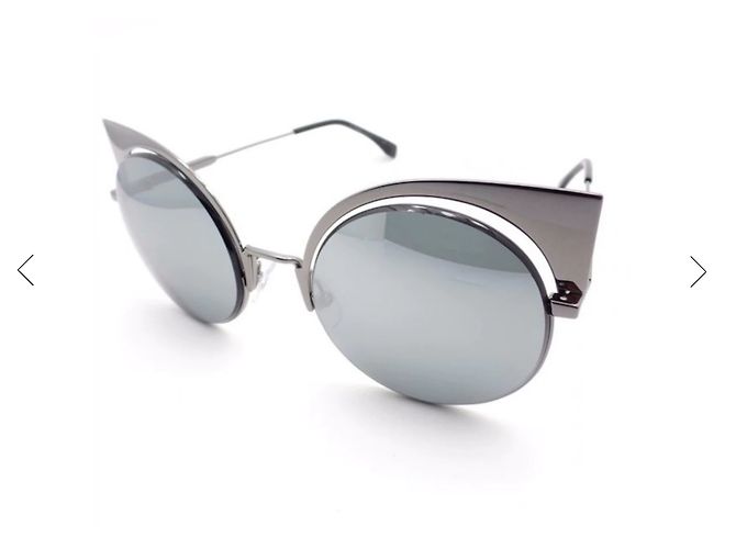 Fendi Ruthenium Sonnenbrille FF 0177/S Silber - Ansicht 2