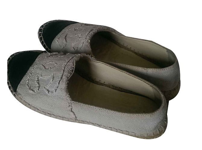 Chanel Espadrilles Black Beige - view 2