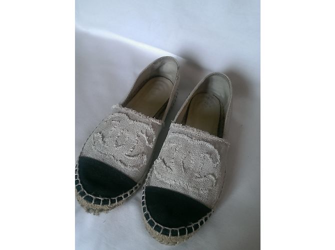 Chanel Espadrilles Black Beige - view 3