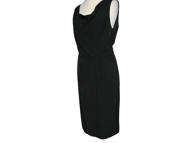 Vestido negro Lk Bennett de triacetato - vista 2