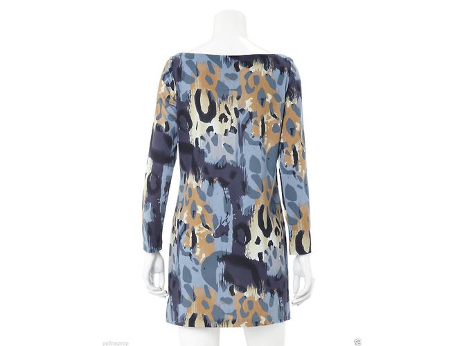 Diane Von Furstenberg Tacita vestido de seda estampado de papel de guepardo Multicolor Estampado de leopardo - vista 3