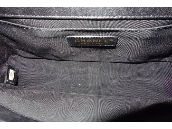 Chanel BOY Negro Beige - vista 12