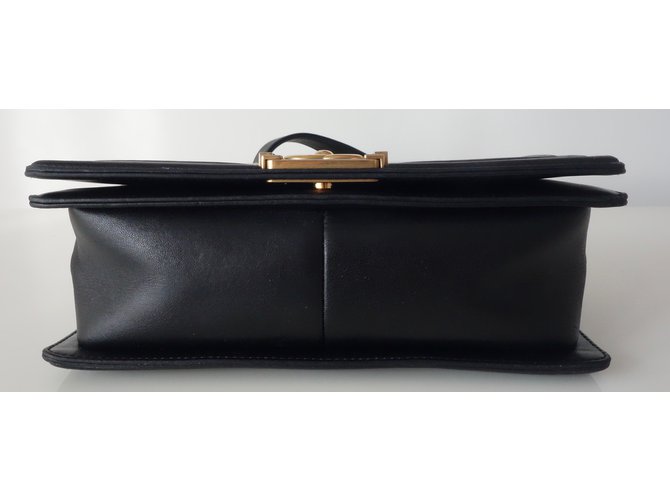 Chanel BOY Negro Beige - vista 5
