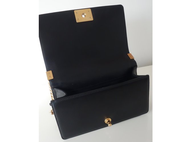 Chanel BOY Negro Beige - vista 6