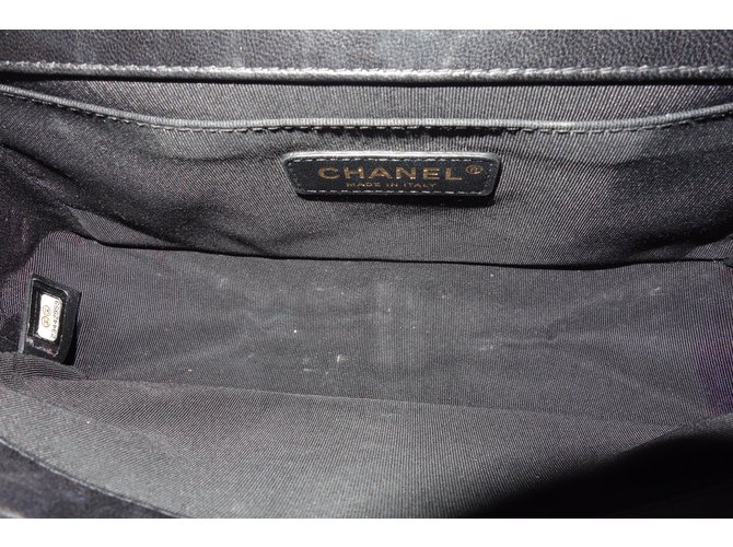 Chanel BOY Negro Beige - vista 7