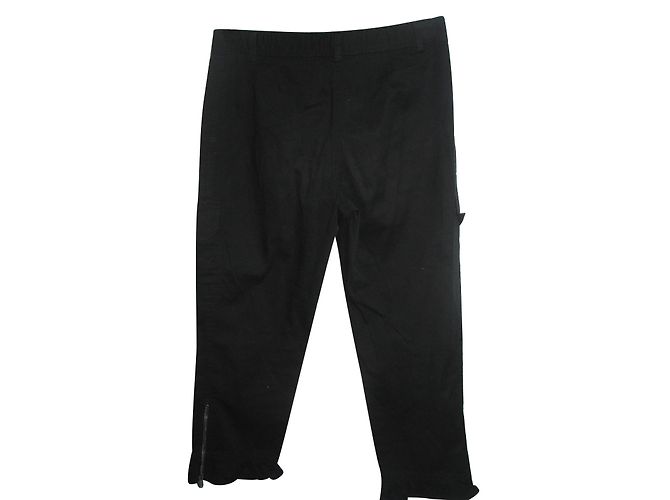 Pantalones cortos Moschino Cheap And Chic negros de algodón - vista 2
