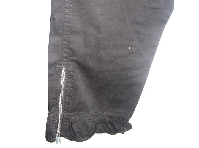 Pantalones cortos Moschino Cheap And Chic negros de algodón - vista 3