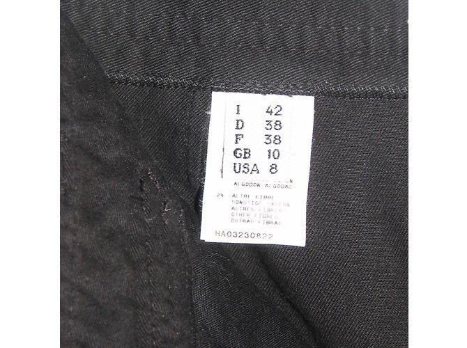 Pantalones cortos Moschino Cheap And Chic negros de algodón - vista 4