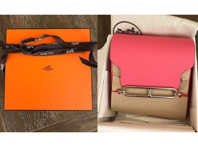 Hermès Mini Roulis Rosa - vista 2