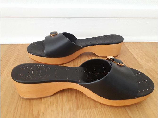 Chanel Mule Compensée Noir - vue 2